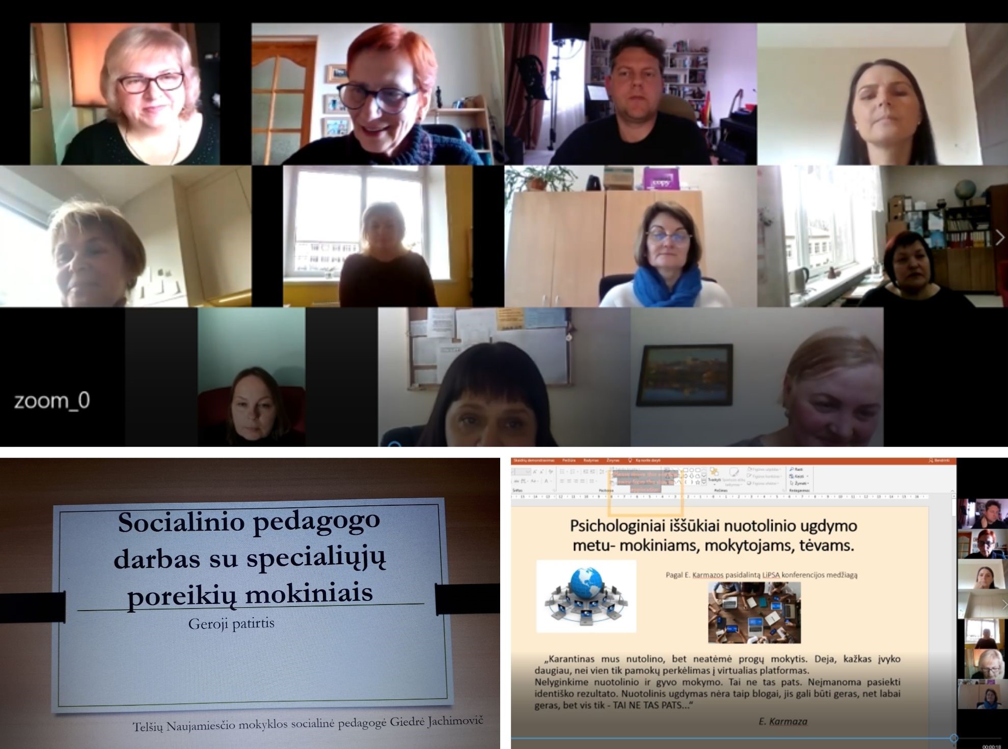 Vertinga kolegų patirtis ir patarimai