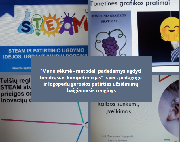 „Mano sėkmė – metodai, padedantys ugdyti(s) bendrąsias kompetencijas“