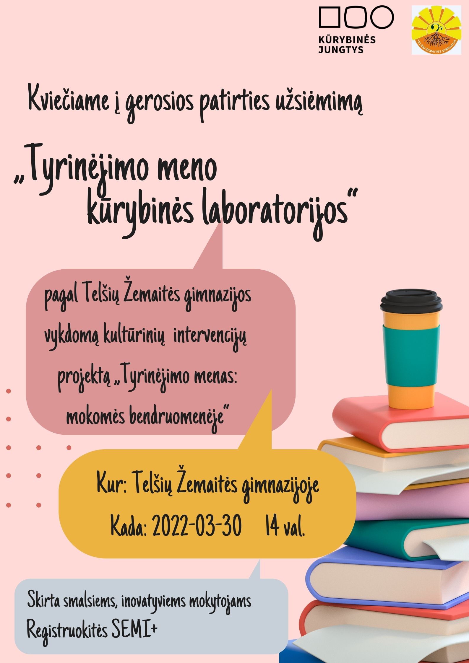 Kvietimas į gerosios patirties užsiėmimą